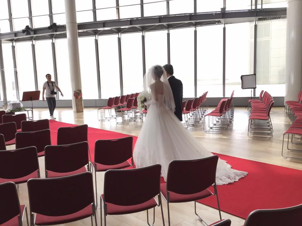 南港サンセットホールの挙式利用イメージ